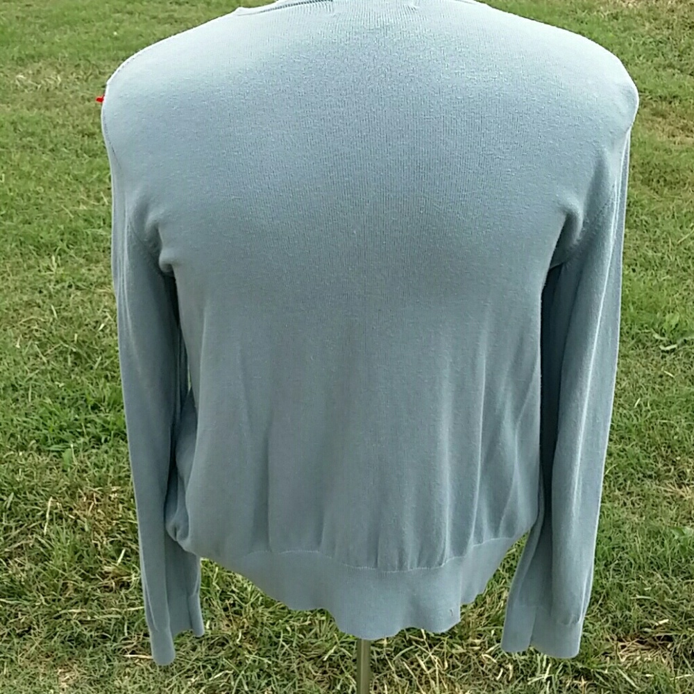 Michael Kors cardigan sweater dusty blue - Picture 2 of 4